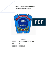 Laporan Praktikum Hidrolisis.2017
