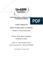 Actividad 1. Teoría Del Deber Jurídico