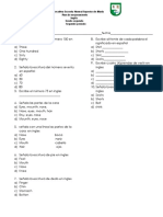 Prueba Acumulativa Ingles 2019 2 Periodo