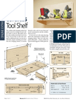 Cordless Tool Shelf