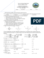 Gen Math 1ST Q Exam