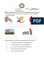 Unit 1-2 Daily Test Grade 1