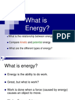 Kinetic and Potential Energy