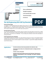 The L&J Engineering MCG 150 Top Mounted Gauging System: Product Data Sheet