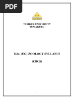 B.Sc. (Ug) Zoology Syllabus: Tumkur University Tumakuru