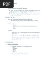 Lesson Plan Basic Banking Transaction