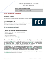 Guía de Estudio. Historia de La Contabilidad