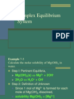 5 Complex Equilibrium