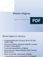 Musica Religiosa Alemana. Siglo XVII-powerpoint