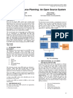 Enterprise Resource Planning: An Open Source System