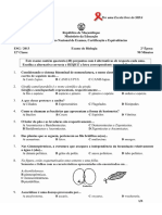 Enunciado Biologia 2 Ép. 12 Clas 2013