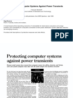 Computer Against Power Transients