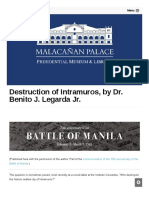 Malacanang Gov PH 75096 Destruction of Intramuros