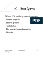 Lecture2 LinearSystems