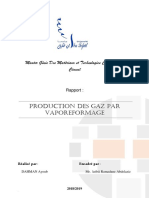 Production Des Gaz Par Vaporeformage