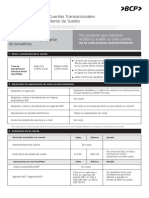 Cartilla Informativa Cuenta Sueldo