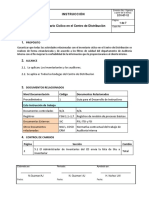 ITAI Bd-1 Inventario Ciclico en El Centro de Distribución