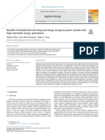 Benefits of Transmission Switching and Energy Storage in Power 2018 Applied