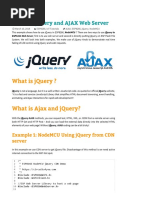 ESP8266 JQuery and AJAX Web Server