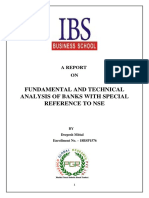 Fundamental and Technical Analysis of Banks With Special Reference To Nse