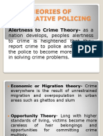 Theories of Comparative Policing