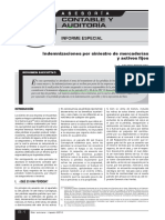 Indemnizaciones Por Siniestro de Mercaderías y Act - Fijo