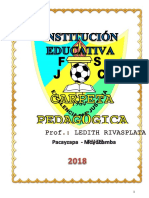 Carpeta Pedagogica Docente de Secundaria