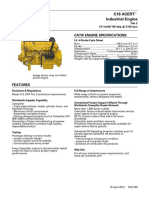 Cat® Engine Specifications: C18 Acert Industrial Engine