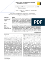 The Impact of Chitosan and Guava Leaf Extract As Preservative To Extend The Shelf-Life of Fruits