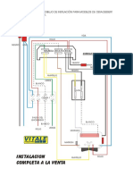 Esquema Eléctrico y Dibujo de Instilación para Modelos de Ossa Dessert