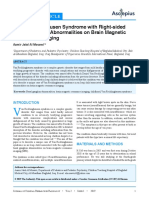 Von Recklinghausen Syndrome With Right-Sided Basal Ganglion Abnormalities On Brain Magnetic Resonance Imaging