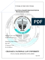 Chanakya National Law University: Project Work On The Topic Titled