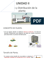 Tamaño y Distribución de La Planta