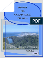 Informe Sobre El Ciclo Integral Del Agua en Ceuta