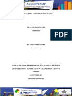 Actividad de Aprendizaje 3 Evidencia Foro Contabilidad Bancaria