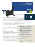 Newtec MDM2210 On The Newtec Dialog Platform Datasheet