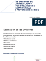 Cálculo de Emisiones de Material Particulado y Compuestos