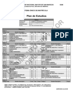 Plan de Estudio Ing. Química Unmsm