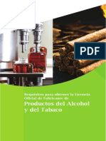 3 Requisitos para Obtener La Licencia de Fabricante Alcohol Tabaco