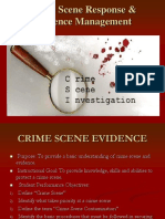 Crime Scene Response & Evidence Management