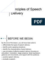 2oral Com Week 9 Principles of Speech Delivery