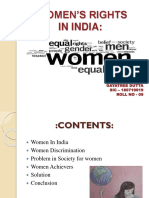 Women's Right in India