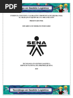 Evidencia 5 Encuesta Valoración y Propuestas de Mejora para El Trabajo en Equipo de Una Organización