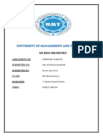 University of Management And: Ms Biochemistry