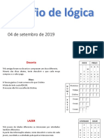 Aula2 - Desafio de Lógica 04092019