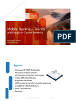 Mobile Backhaul Trends and Impact On Carrier Networks