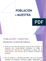 La Poblacion y Muestra