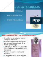 Diapositivas Raices de La Psicologia