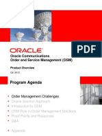 Oracle Communications Order and Service Management (OSM) : Product Overview