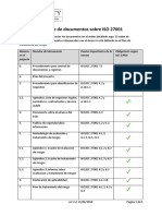 Lista de Documentos Requeridos